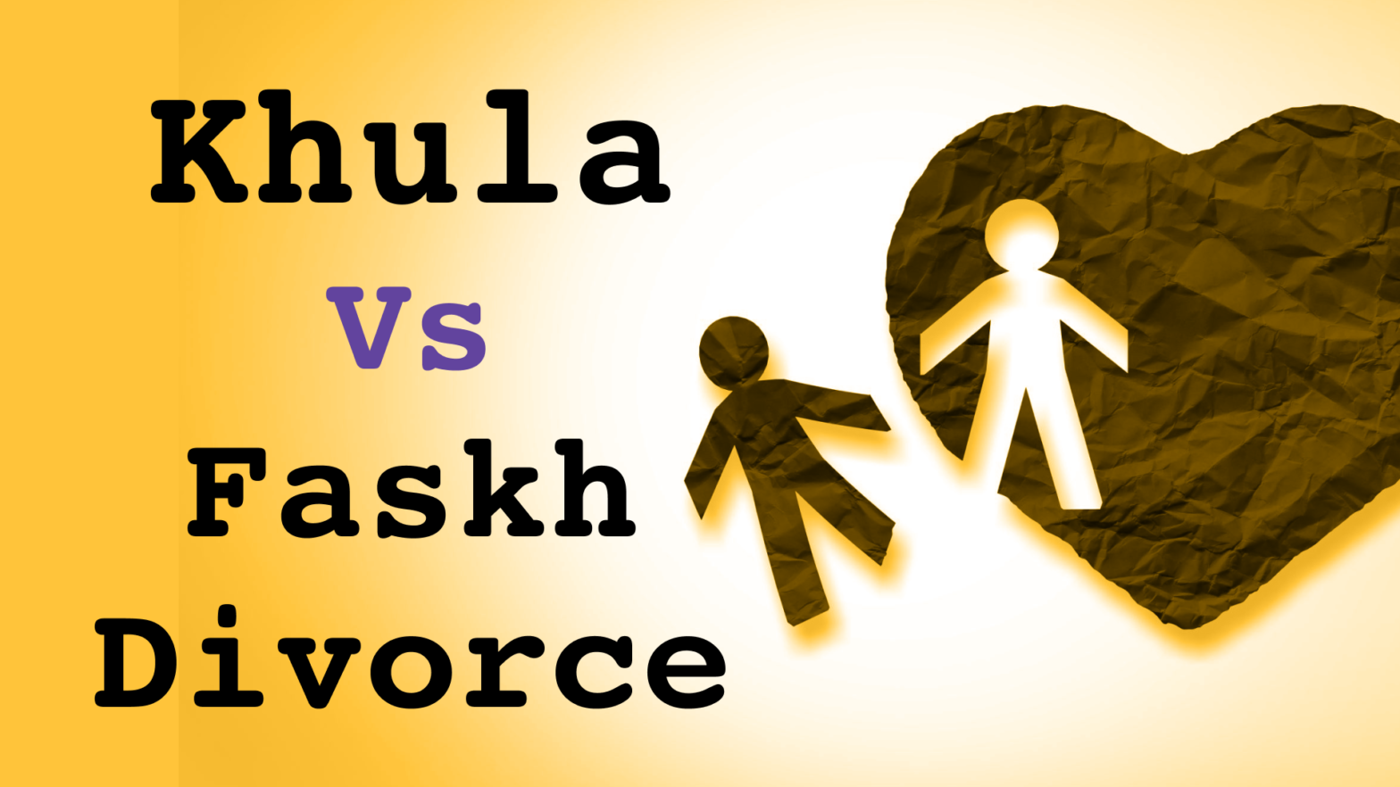 Khula And Faskh Divorce